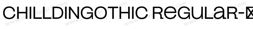 ChillDINGothic Regular字体转换
